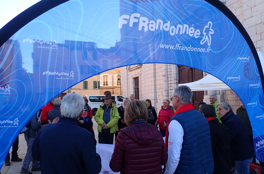 Grande rando vers Paris: Lorgues – Abbaye du Thoronet – Jeudi 25 Janvier 2024